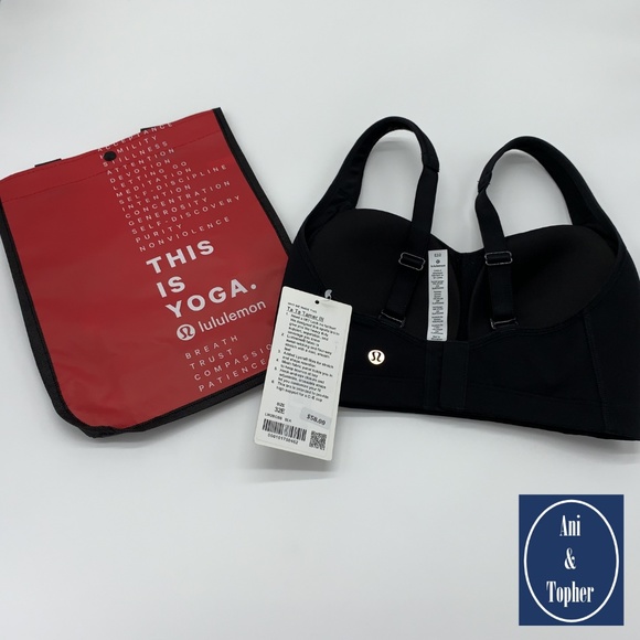 Lululemon Under $50: Ta Ta Tamer Black Bra 32E(DD) - Picture 3 of 6